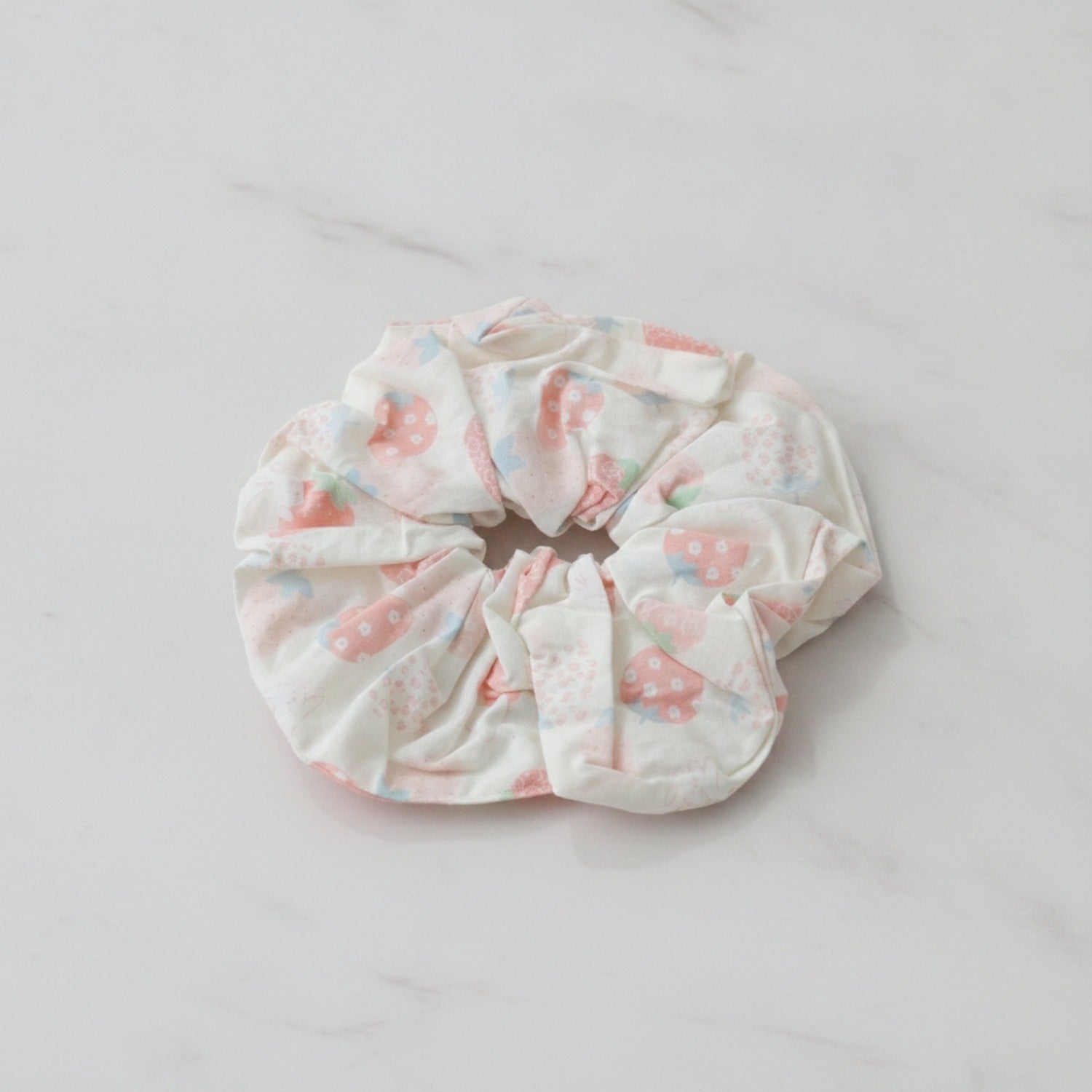 Floral Velvet Scrunchie Hair Tie