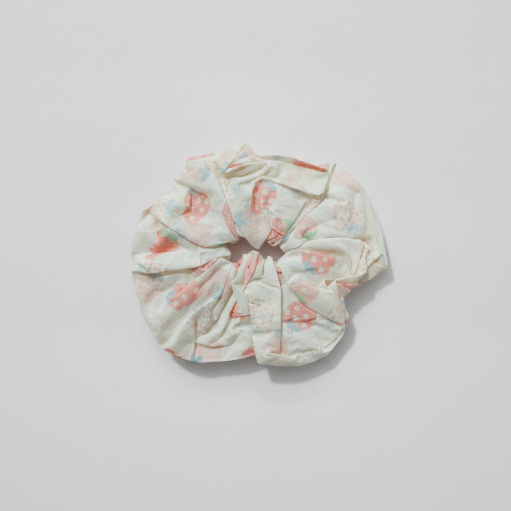 Floral Velvet Scrunchie Hair Tie – hair accessories (view 1)