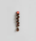 Smiley Flower Hair Claw Clip With Colorful Beads – hair accessories (view 1)
