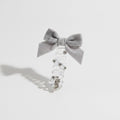 Metallic Gold Bow Spiral Hair Clip – hair accessories (view 1)