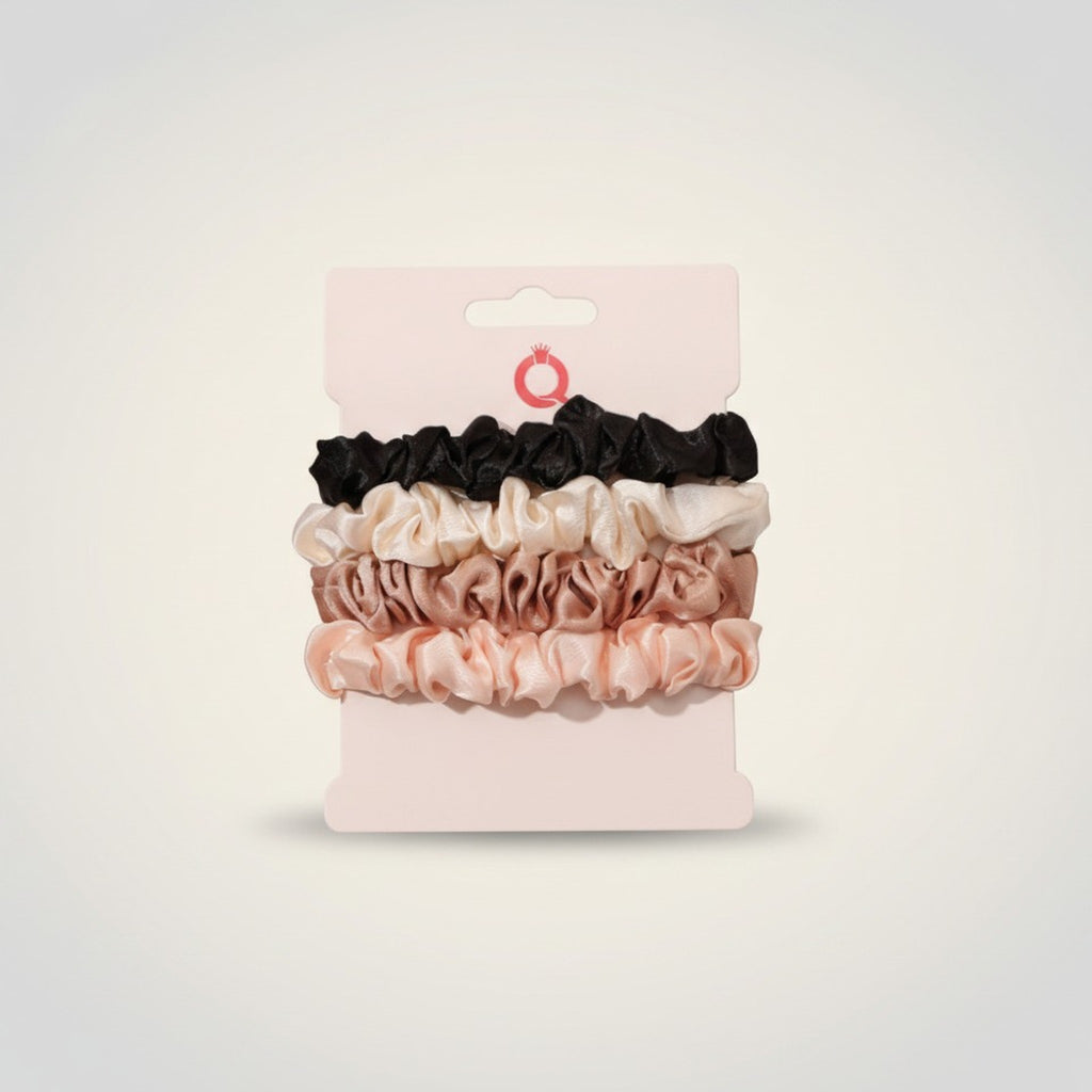 Satin Scrunchie Hair Ties Set – hair accessories (view 1)