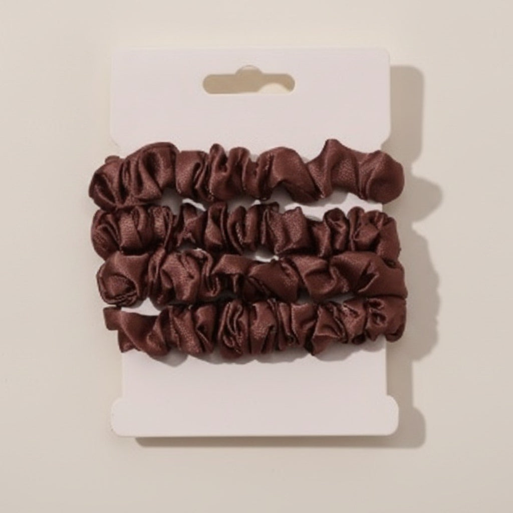 Satin Scrunchie Hair Ties Set – hair accessories (view 2)