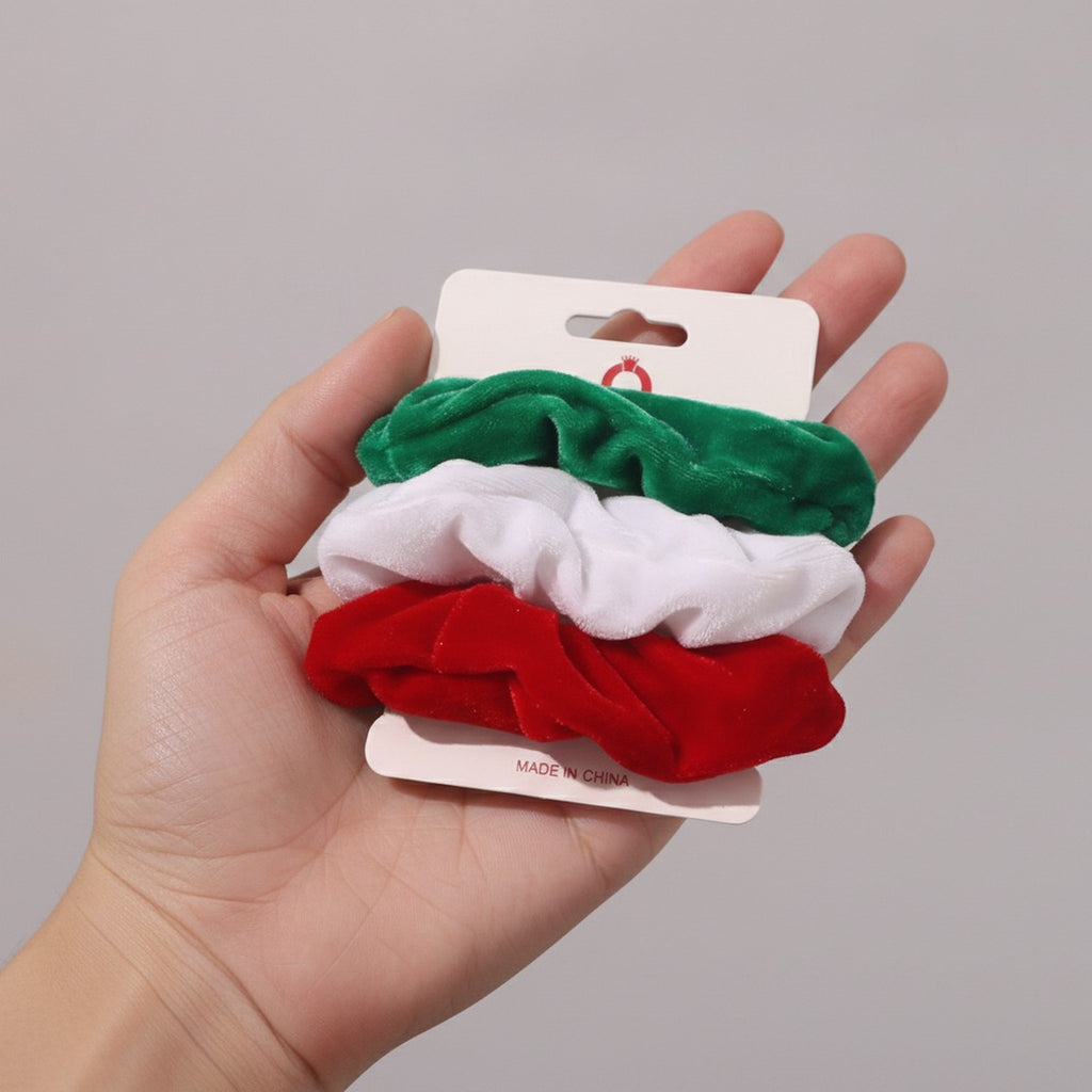 Soft Velvet Hair Scrunchies Accessories Set – hair accessories (view 5)