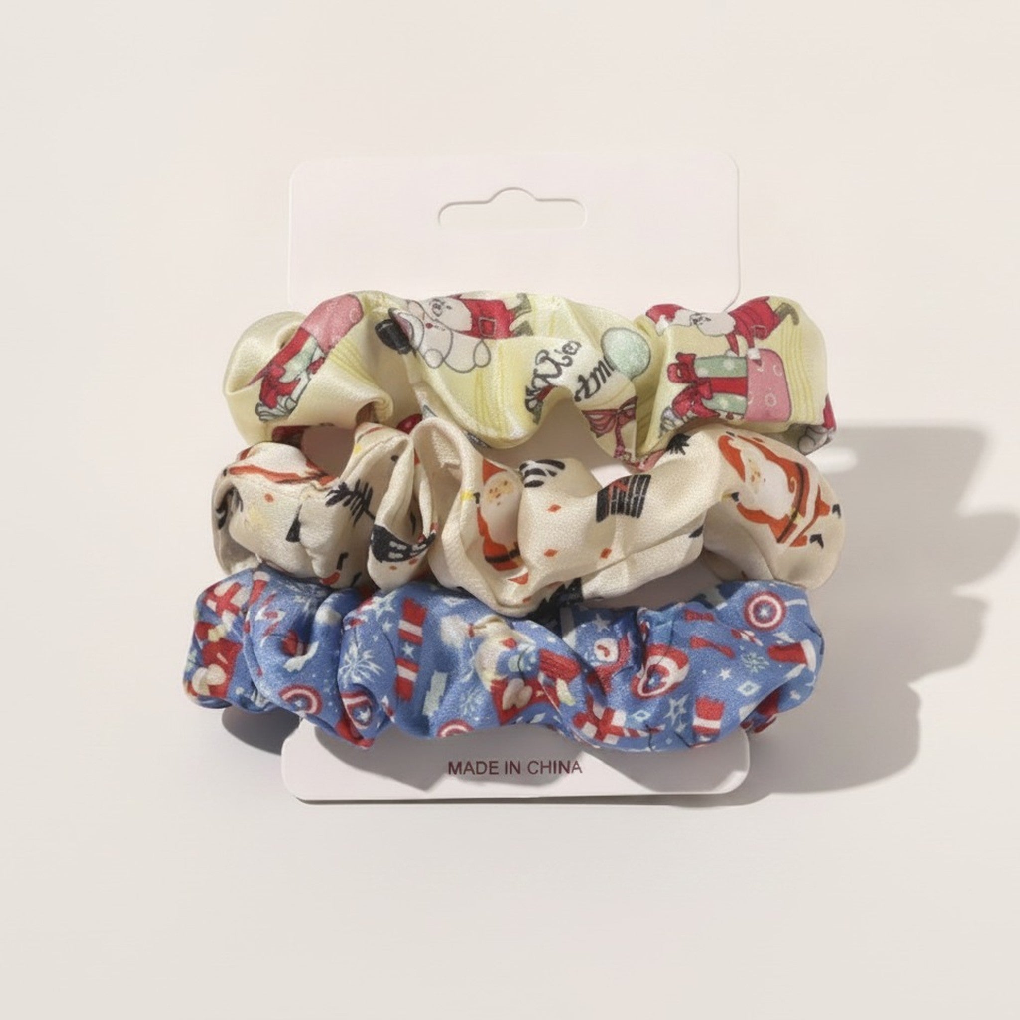 Soft Fabric Hair Scrunchies Set – hair accessories (view 2)