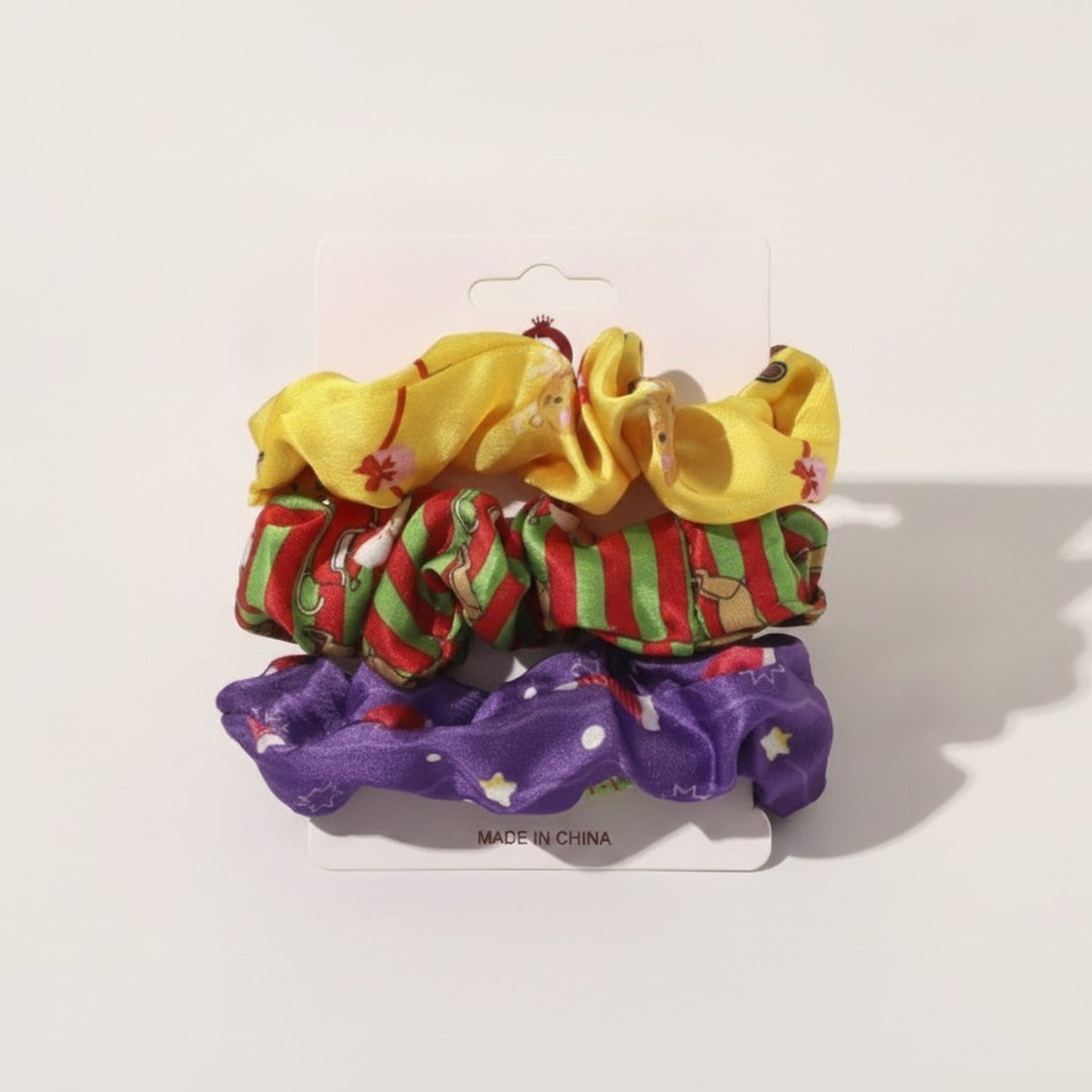 Soft Fabric Hair Scrunchies Set – hair accessories (view 3)