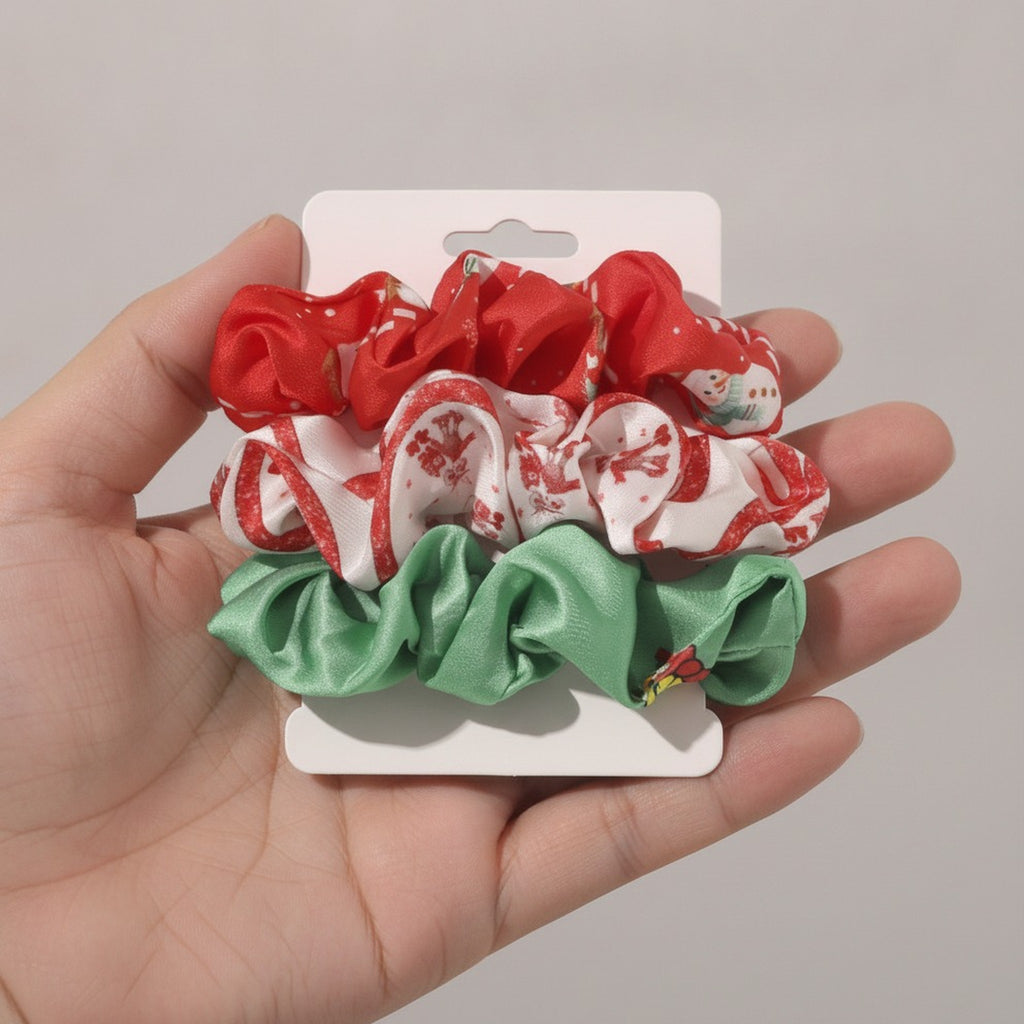 Soft Fabric Hair Scrunchies Set – hair accessories (view 6)