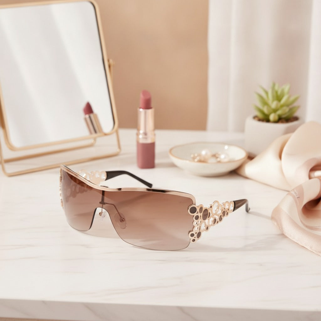 Bubble Design Shield Sunglasses – eyewear (view 3)