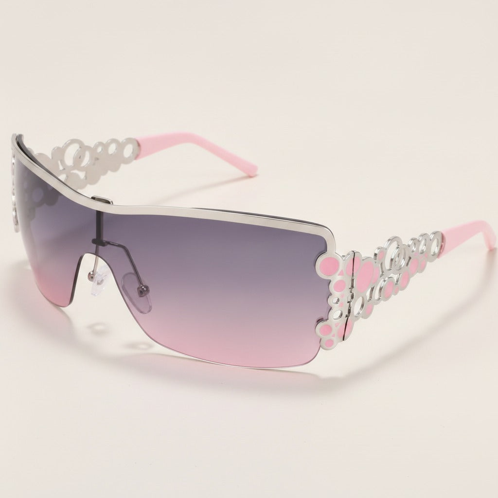 Bubble Design Shield Sunglasses – eyewear (view 2)