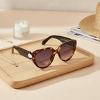 Chic Cat-Eye Sunglasses with Pearl Accent – eyewear (view 4)