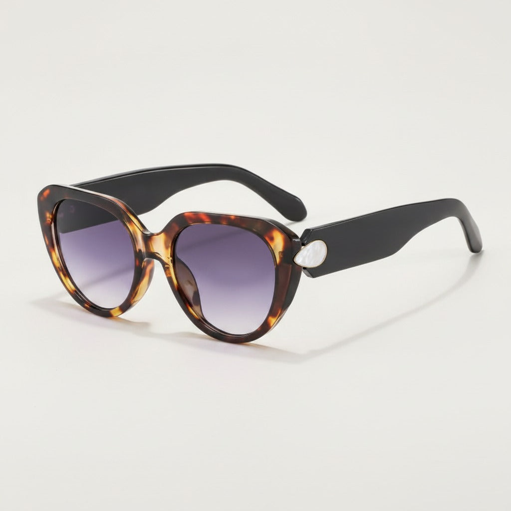 Chic Cat-Eye Sunglasses with Pearl Accent – eyewear (view 1)
