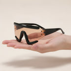 Wavy Frame Shield Sunglasses – eyewear (view 4)