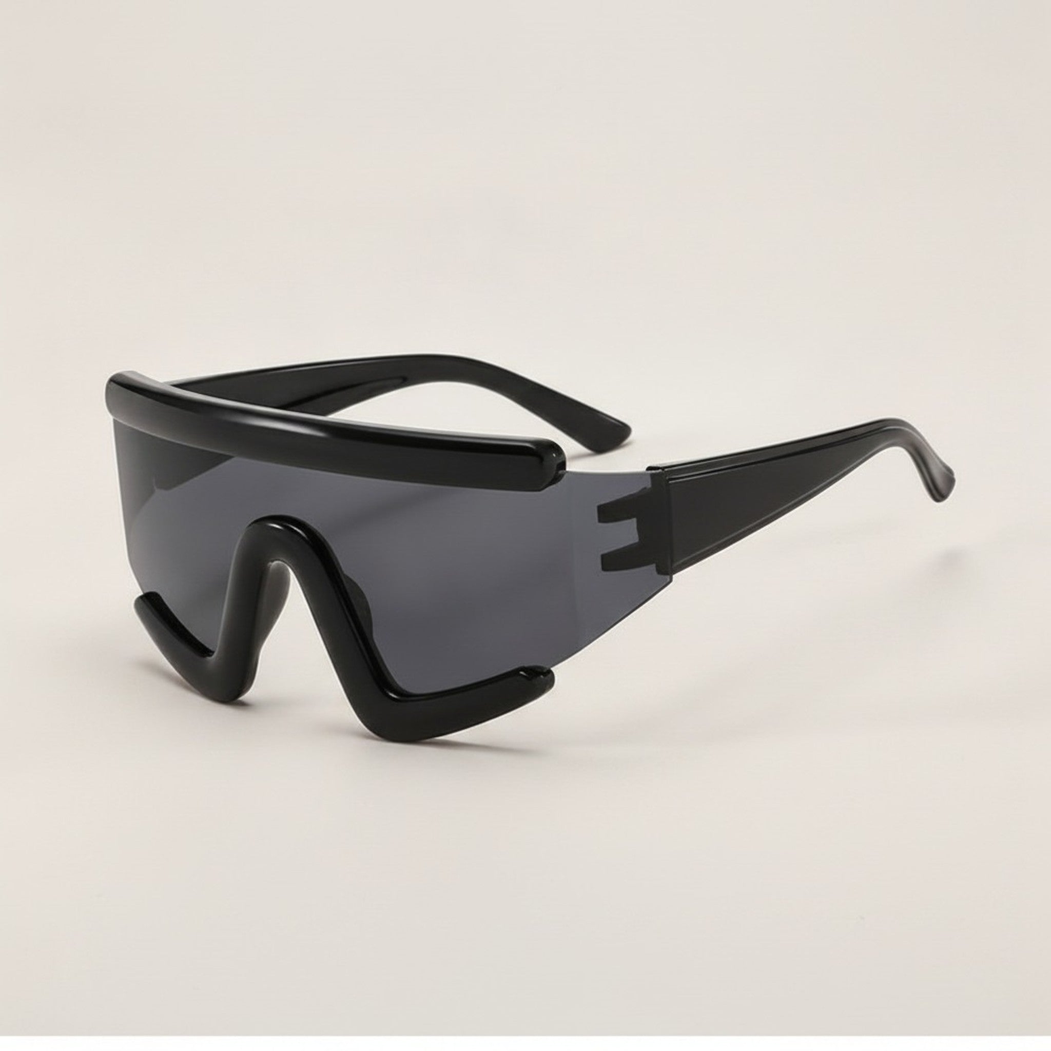 Wavy Frame Shield Sunglasses – eyewear (view 2)