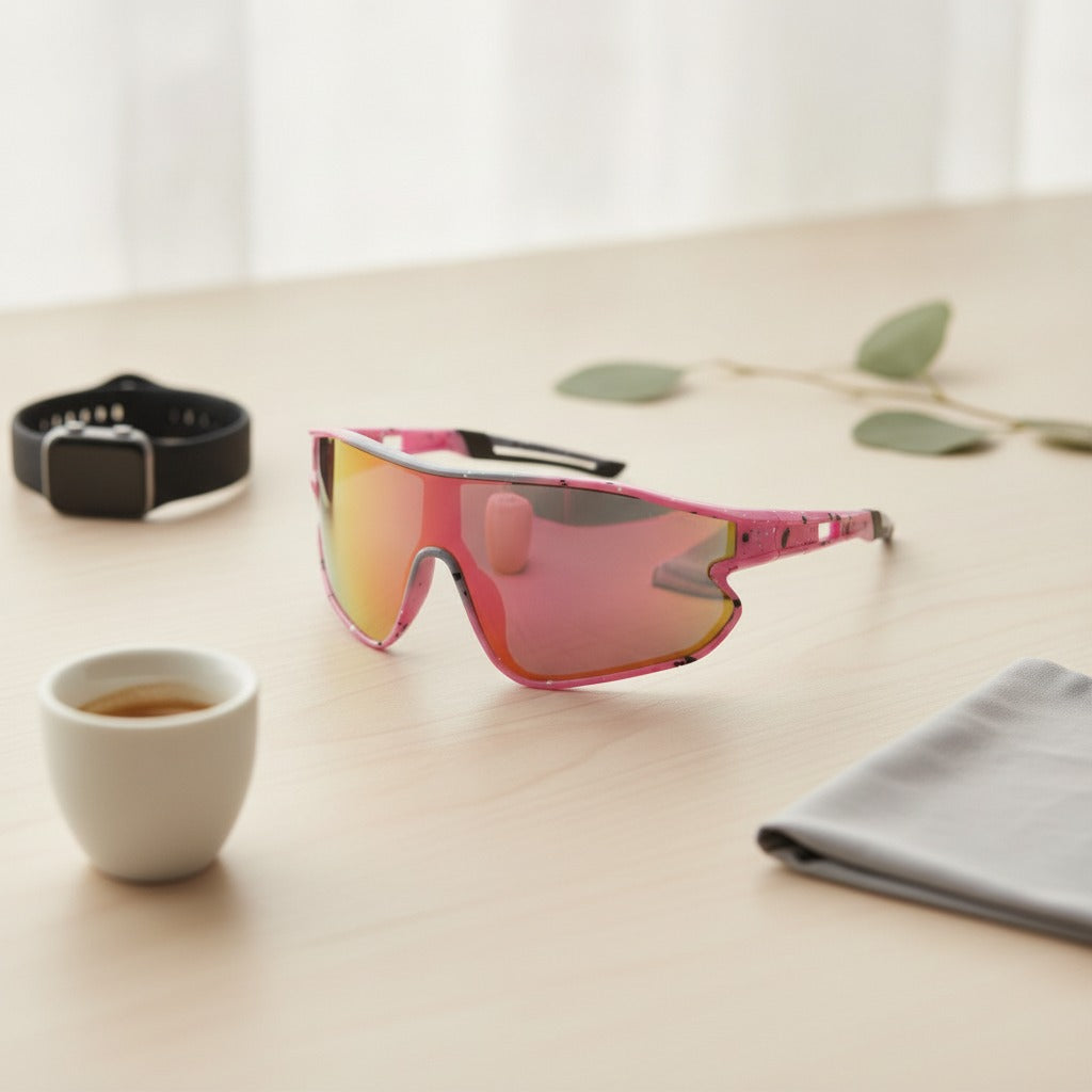 Trendy Mirrored Sport Sunglasses – eyewear (view 2)
