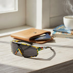Graffiti Print Shield Sunglasses – eyewear (view 2)