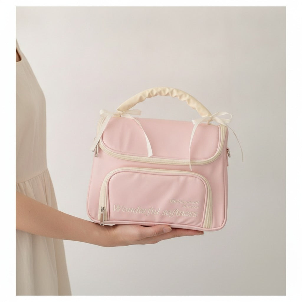 Soft Ribbon Padded Handle Shoulder Bag – bags & wallets (view 4)