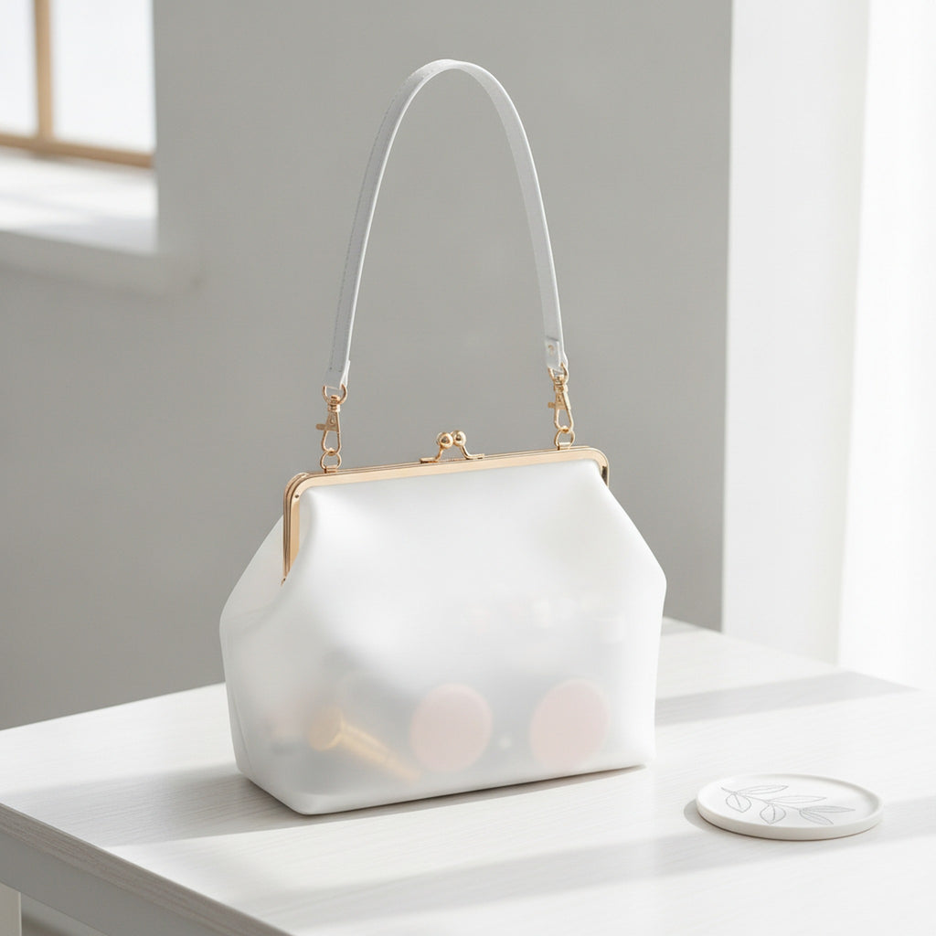 Candy Color Jelly Shoulder Bag - White – bags & wallets (view 2)