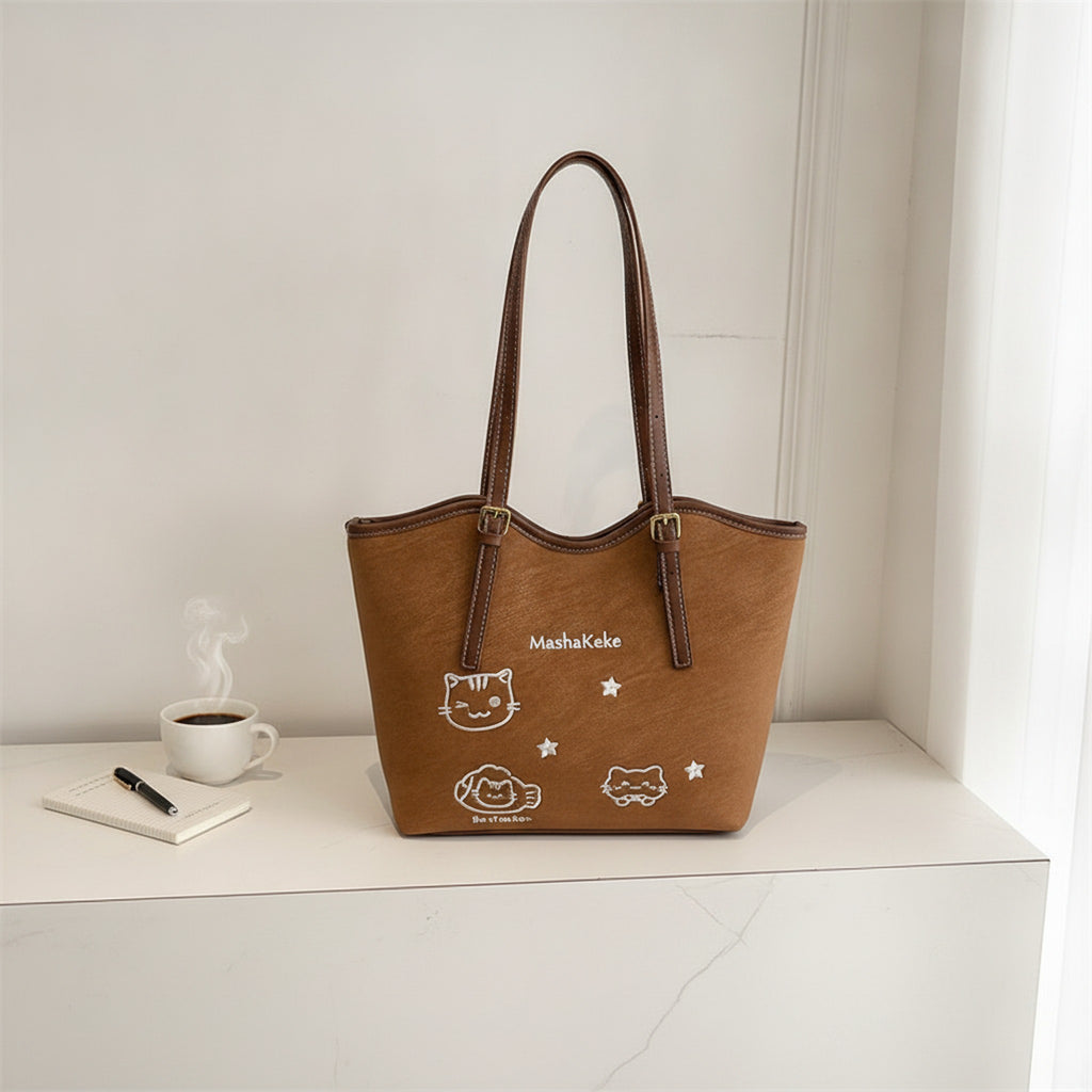 Brown Tote Bag TOTMM0006 – bags & wallets (view 2)