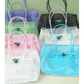 Clear TPU Jelly Tote Bag - Green – bags & wallets