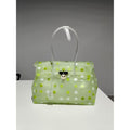 Polka Dot Jelly Tote Bag - Blue – bags & wallets