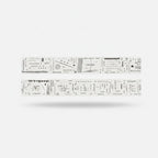Sticky Notes Set with Geometric Design Patterns – stationery (view 1)