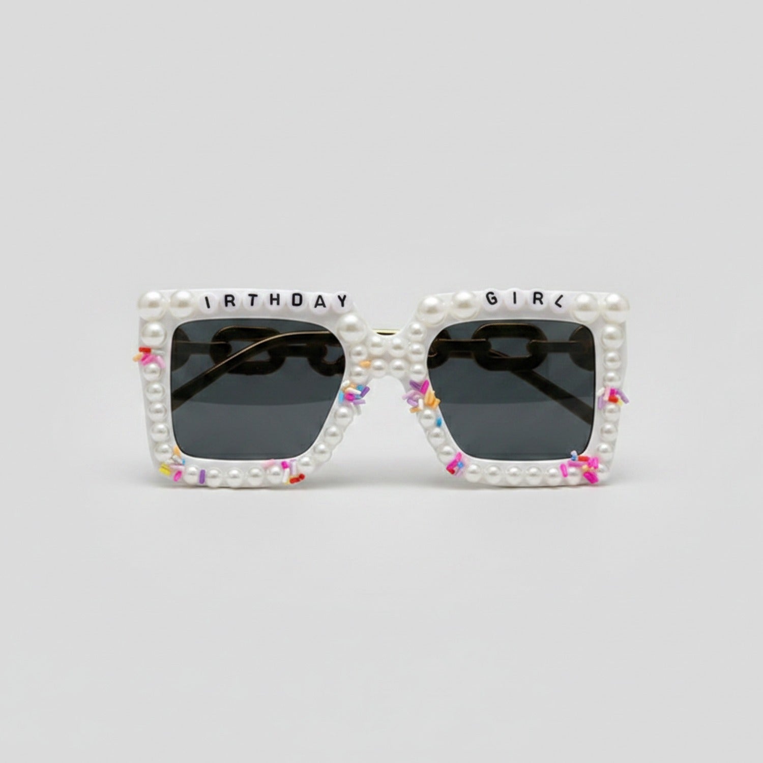 Pearl Beaded Birthday Girl Sunglasses - Pearl Birthday Girl – eyewear (view 1)
