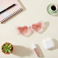 Pearl Heart Tint Sunglasses - Metal Sprout #A03 #XA-5501