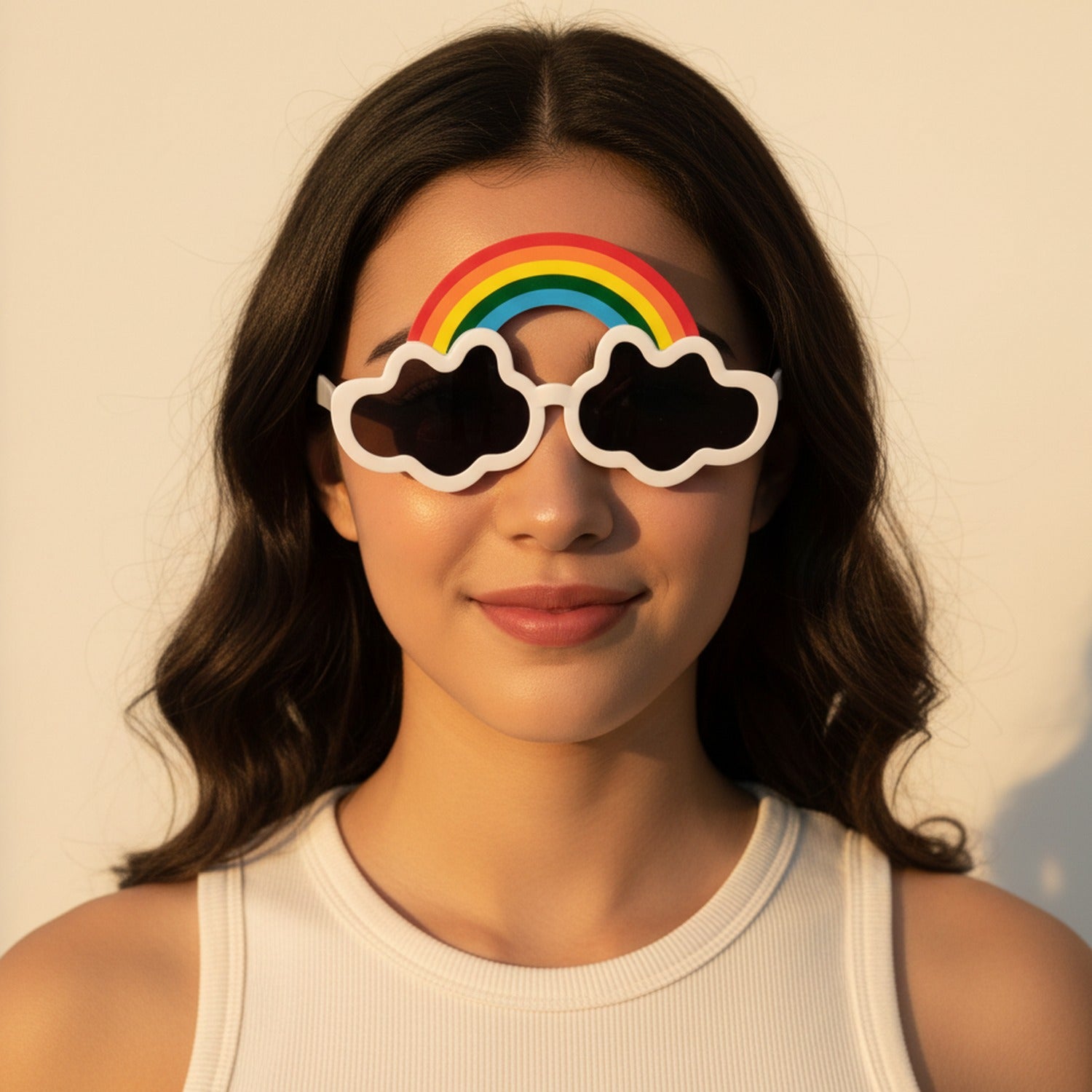 Rainbow Cloud Novelty Sunglasses