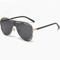 Aviator Sunglasses - Gold Frame Gray