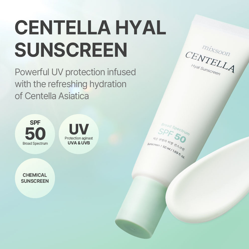 mixsoon Centella Hyal Sunscreen SPF50 UV
