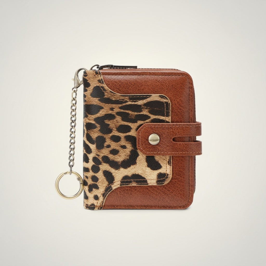 Compact Cow Print Bifold Wallet – bags & wallets (view 2)
