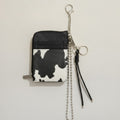 Cow Print Wallet with Chain Keychain – bags & wallets (view 1)