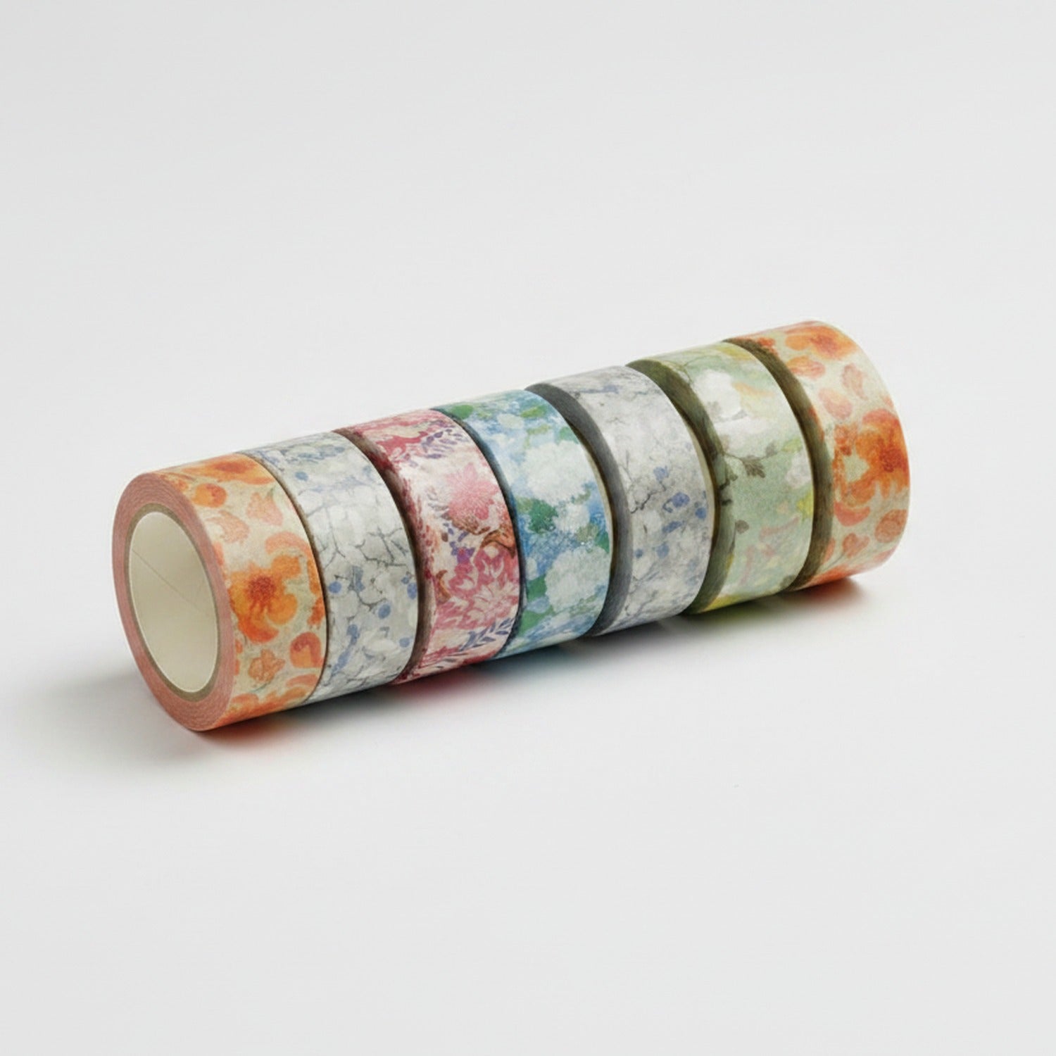 Floral Washi Tape Set - Botanical Design - SKU-2