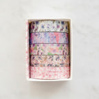 Floral Washi Tape Set - Botanical Design - SKU-3