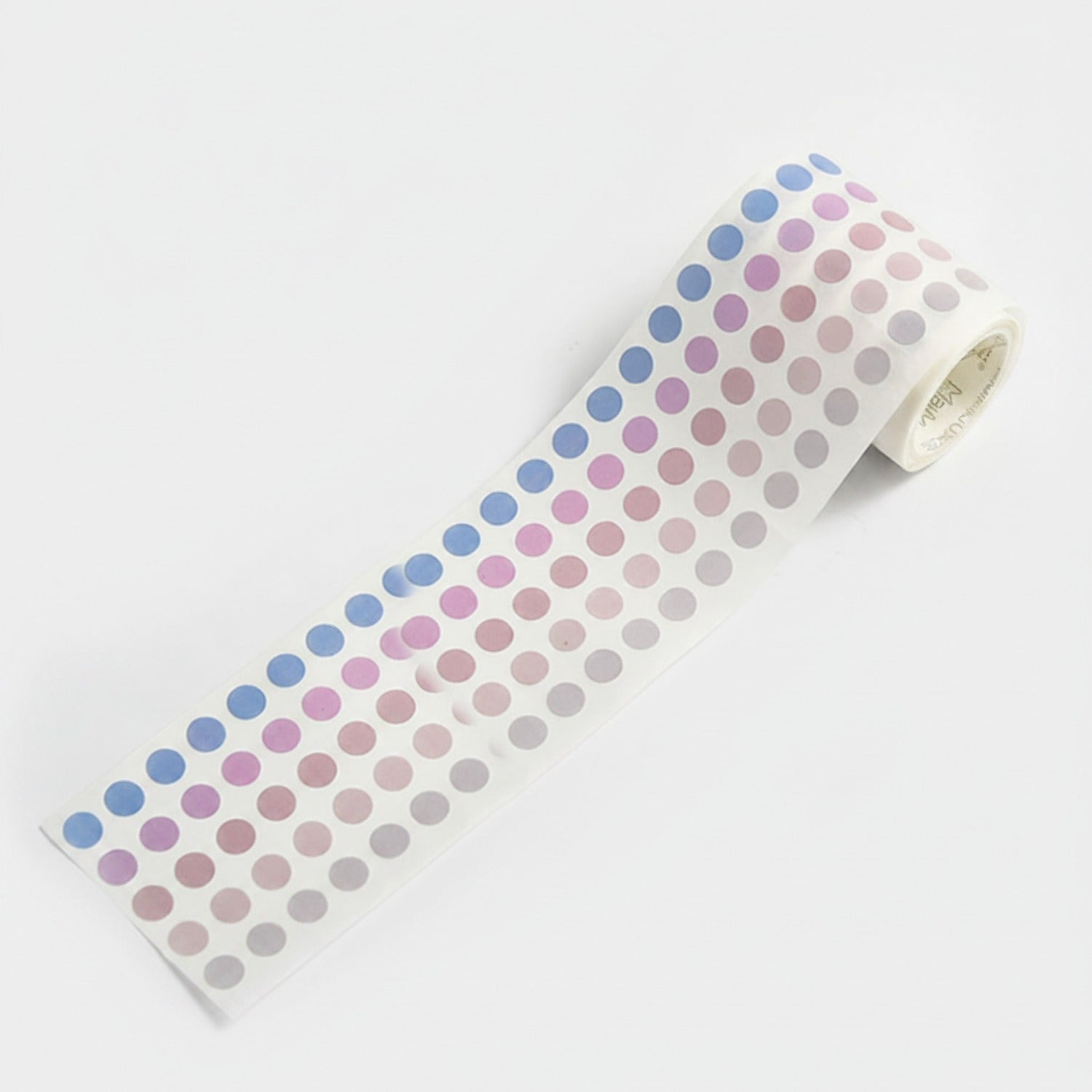 Ombre Color Gradient Dot Sticker Roll