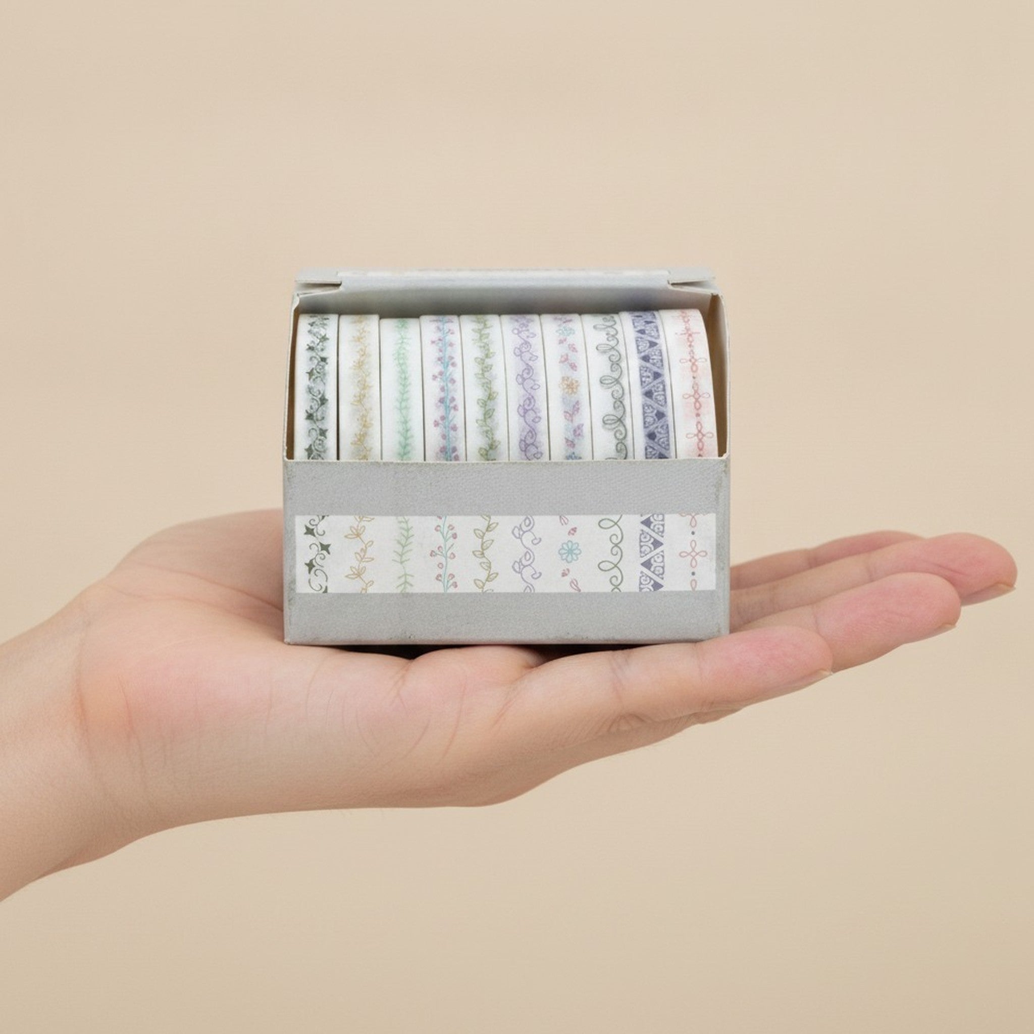 Assorted Decorative Paper Tape 10 Rolls – stationery (view 5)