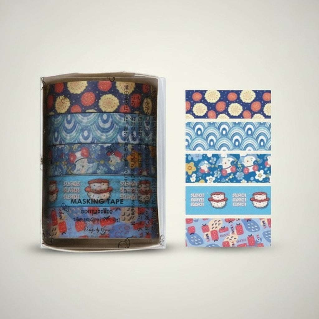Japanese Themed Masking Tape Set – stationery (view 1)
