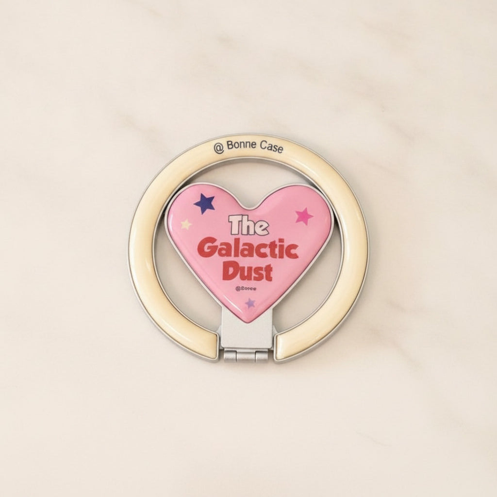 The Galactic Dust Heart Phone Grip - Blue