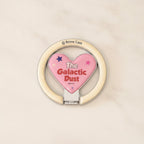 The Galactic Dust Heart Phone Grip - Blue