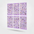 Aesthetic Word Art Sticker Sheet Set - Owl Magic