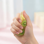 Fruit Jelly Squishy Ball - Cheese - squeeze in hand