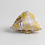 Yellow Plaid Textured Hair Claw Clip – hair accessories (view 1)