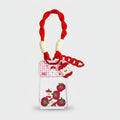 Red Apple Charm Clear Puppy ID Holder – novelty & toys (view 1)