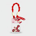 Red Apple Charm Clear Puppy ID Holder – novelty & toys (view 1)