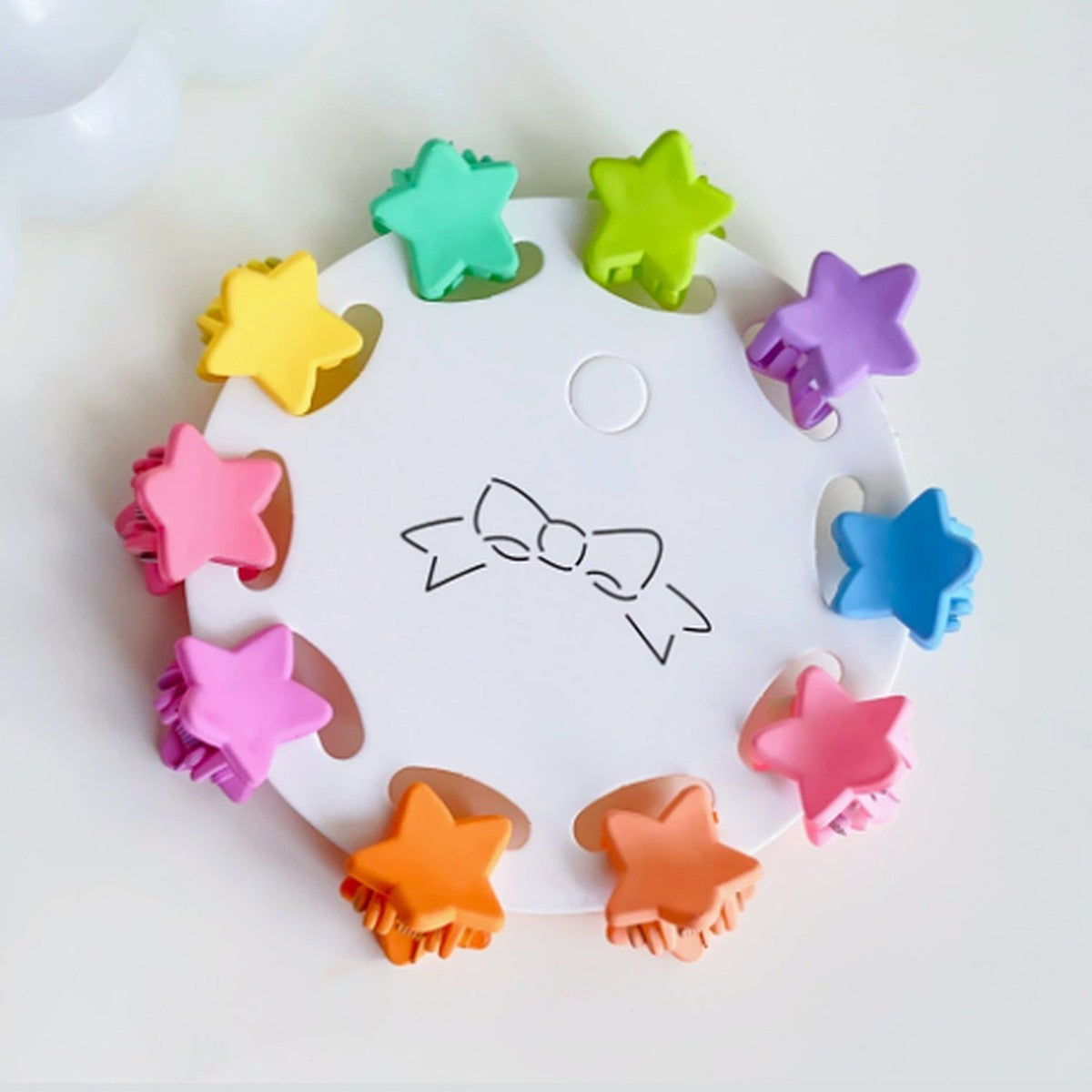 Flower Hair Clips Set - Stars – hair accessories (view 1)