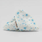 Blue Floral Fabric Hair Claw Clip – hair accessories (view 1)