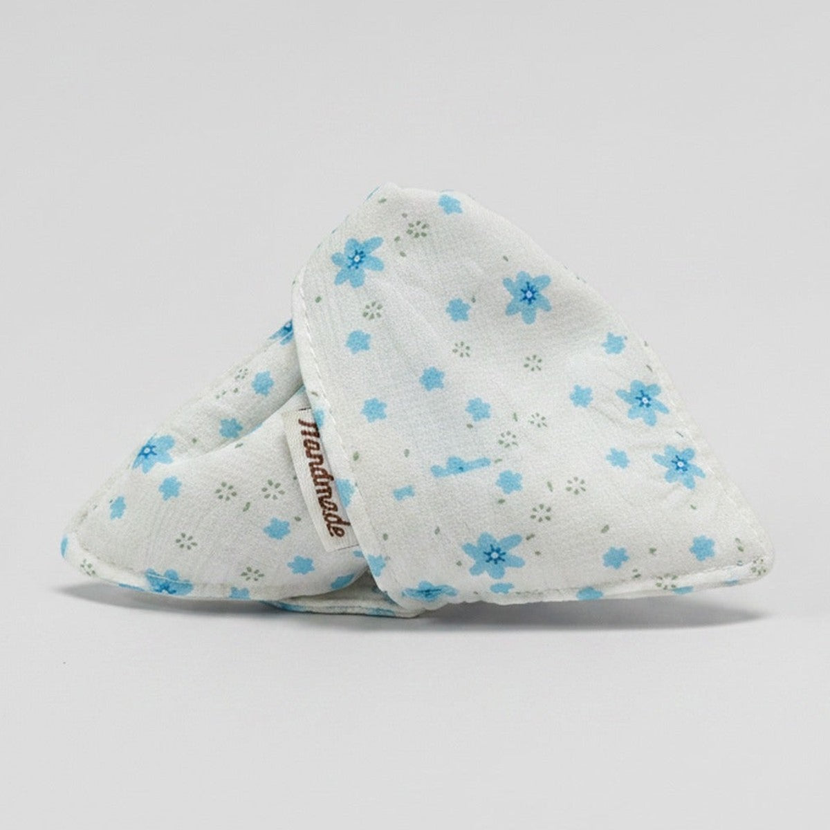 Blue Floral Fabric Hair Claw Clip – hair accessories (view 1)