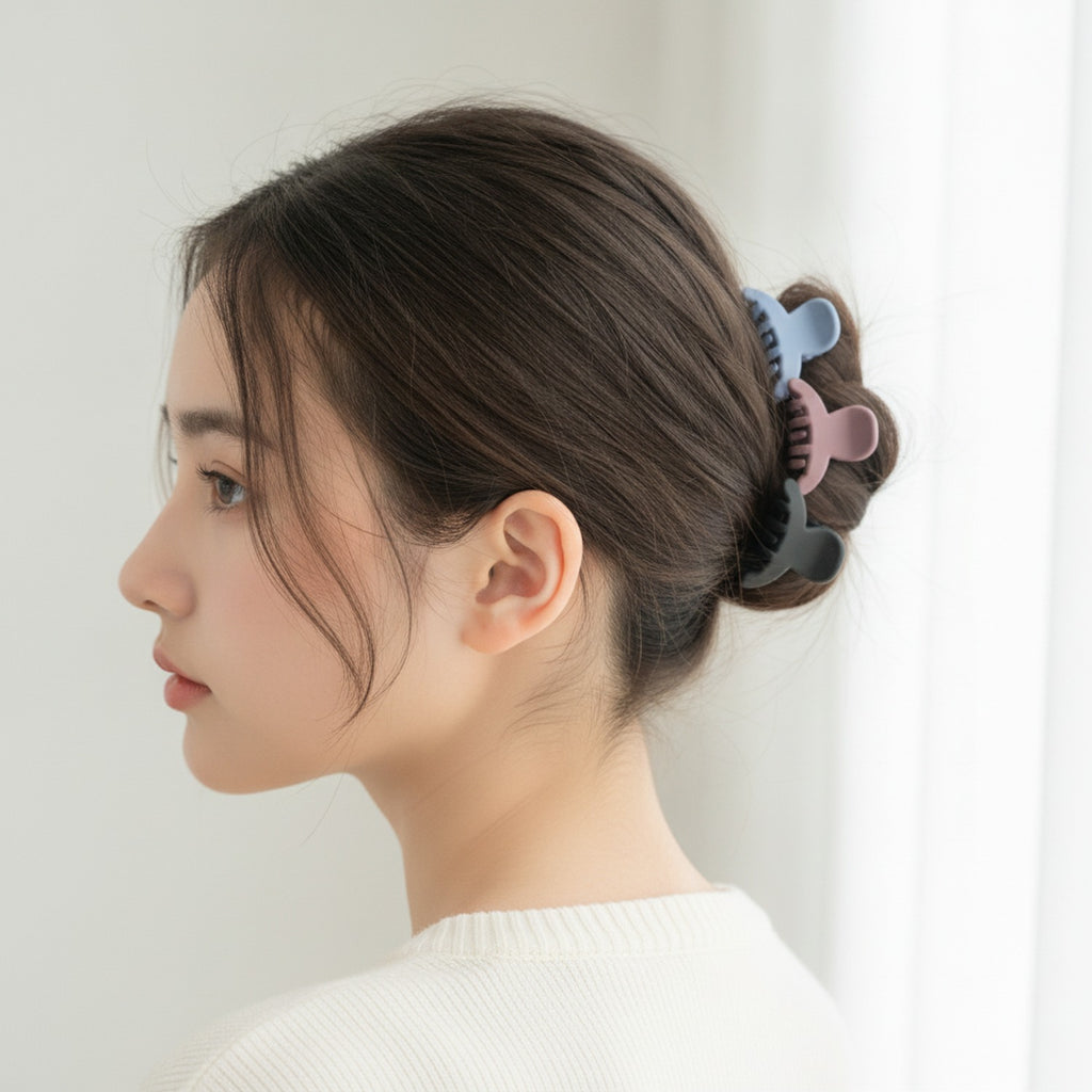 Mini Claw Clips Six-Pack Set Blush