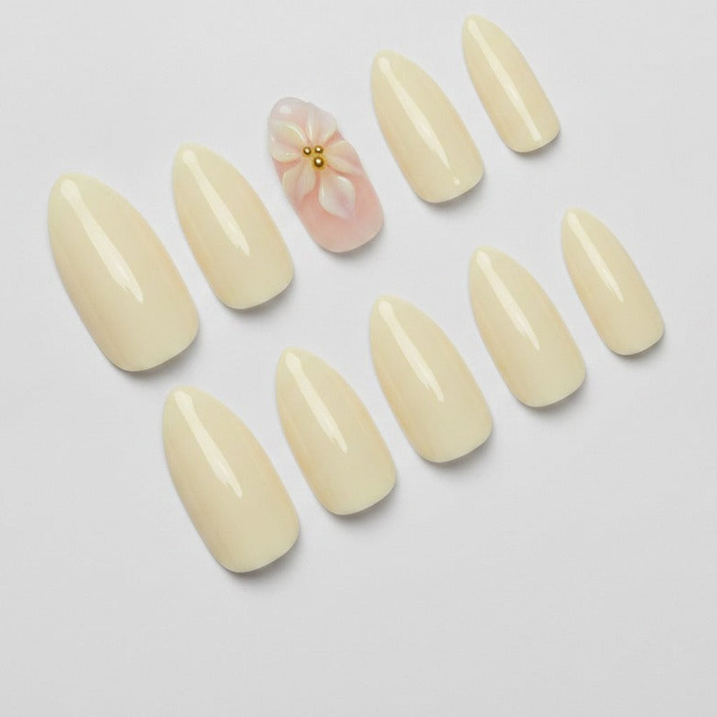 Ocean Bloom 3D Press-On Nails - Type 3