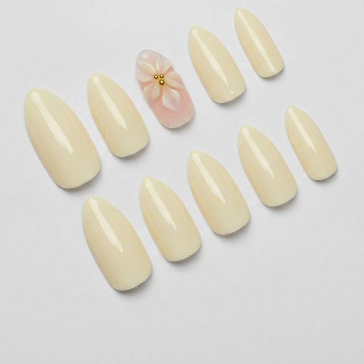Ocean Bloom 3D Press-On Nails - Type 3