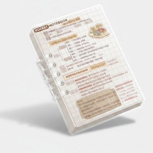 A7 Grid Notebook with Spiral Binding - Blank